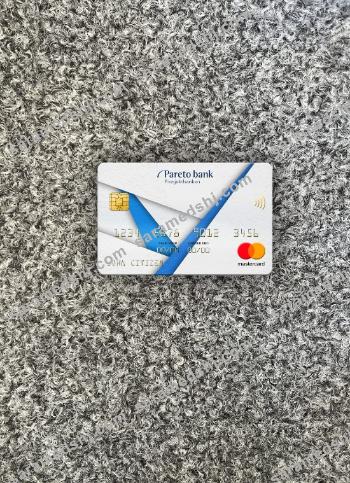 Norway Pareto bank mastercard photolook front